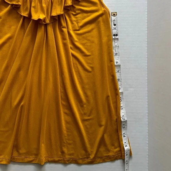 Ann Taylor ruffle smocked v-neck top - Picture 2 of 7